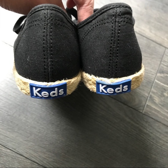 Black Keds Pointy Toe Espadrilles - Picture 5 of 6